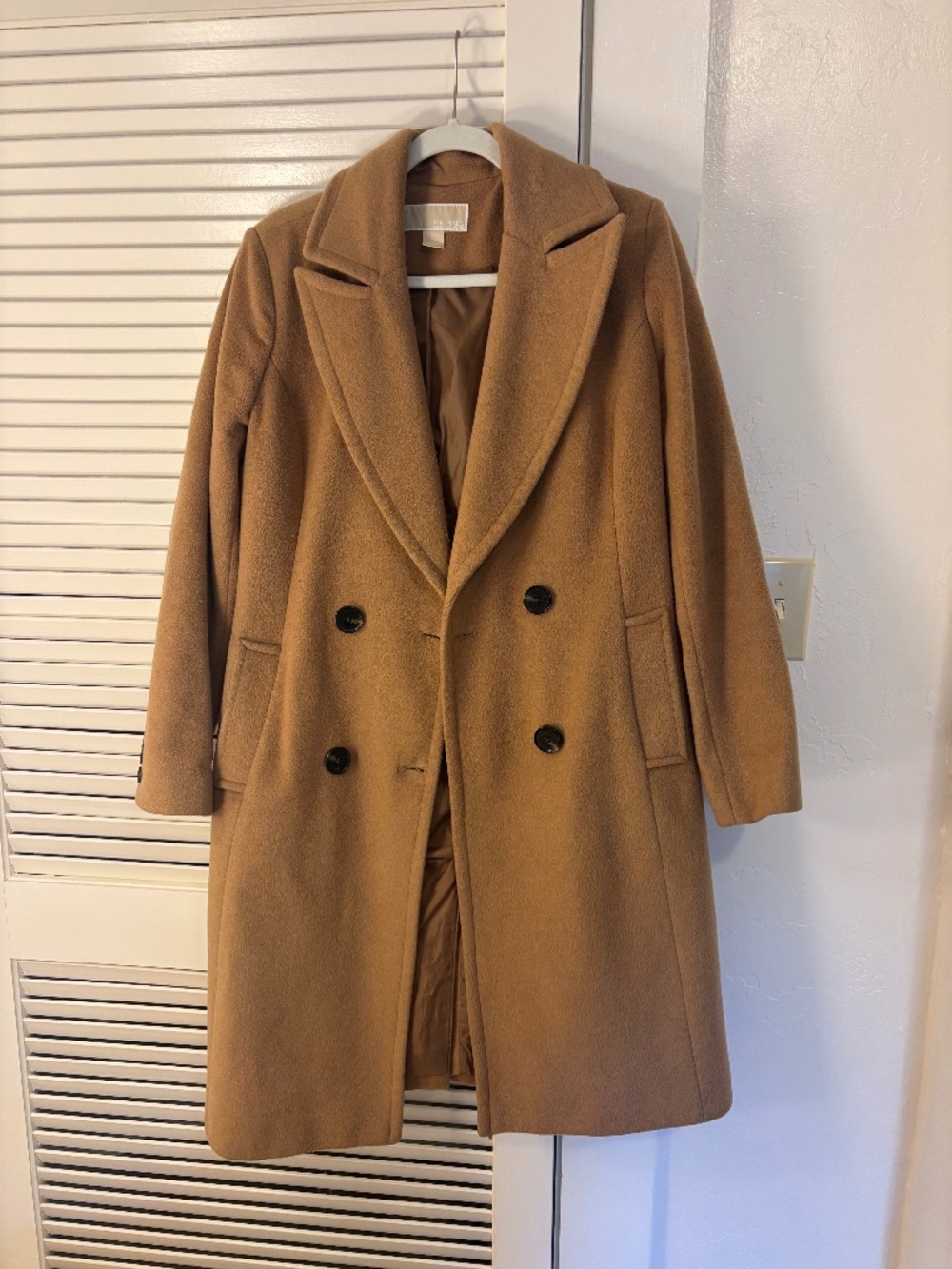 Camel Wool Michael Kors Coat